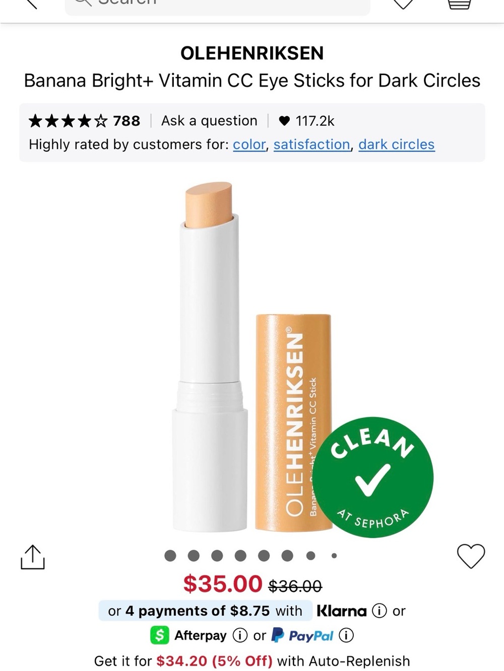 Ole Henriksen Banana Bright+ Vitamin CC Eye Stick